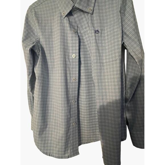 Southern Tide Intercoastal Dress Shirt Blue Boys Size Small 6-7 Excellent Like N - Picture 5 of 8